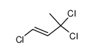 1,3,3-Trichloro-1-butene结构式