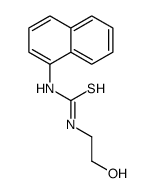 1-(2-hydroxyethyl)-3-naphthalen-1-ylthiourea Structure