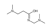 3-(dimethylamino)-N-[(dimethylamino)methyl]propionamide结构式