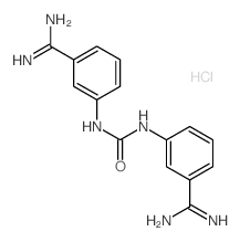 1,3-bis(3-carbamimidoylphenyl)urea结构式