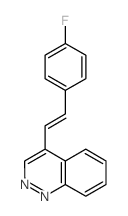 Cinnoline,4-[2-(4-fluorophenyl)ethenyl]- structure
