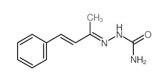 Hydrazinecarboxamide,2-(1-methyl-3-phenyl-2-propen-1-ylidene)-结构式