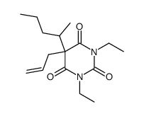 1,3-Diethyl-5-(1-methylbutyl)-5-(2-propenyl)-2,4,6(1H,3H,5H)-pyrimidinetrione structure