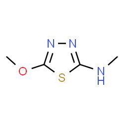 1,3,4-Thiadiazol-2-amine,5-methoxy-N-methyl- structure