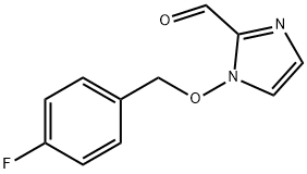 1-[(4-fluorobenzyl)oxy]-1h-imidazole-2-carbaldehyde structure