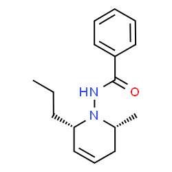 Benzamide, N-[(2R,6S)-3,6-dihydro-2-methyl-6-propyl-1(2H)-pyridinyl]-, rel- Structure