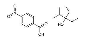 3-ethyl-2-methylpentan-3-ol,4-nitrobenzoic acid Structure