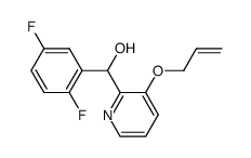 3-Allyloxy-2-[(2,5-difluorophenyl)-hydroxymethyl]pyridine Structure