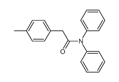 4-Methyl-N,N-diphenylbenzeneacetamide Structure