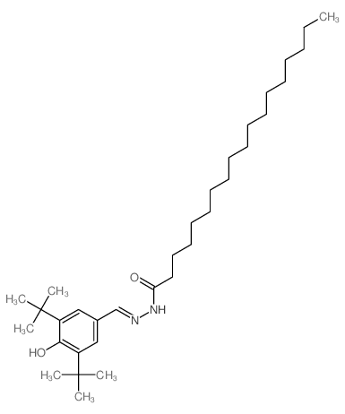 N-[(4-oxo-3,5-ditert-butyl-1-cyclohexa-2,5-dienylidene)methyl]octadecanehydrazide picture