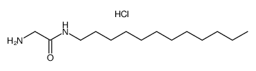glycine n-dodecylamide hydrochloride Structure