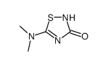 5-(dimethylamino)-1,2,4-thiadiazol-3-one Structure