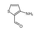 3-氨基噻吩-2-甲醛结构式