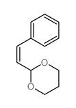 1,3-Dioxane,2-(2-phenylethenyl)- structure