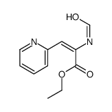 ethyl 2-formamido-3-pyridin-2-ylprop-2-enoate结构式