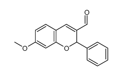2H-1-BENZOPYRAN-3-CARBOXALDEHYDE, 7-METHOXY-2-PHENYL- picture