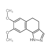 1H-Benz[g]indazole, 4,5-dihydro-7,8-dimethoxy- structure