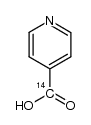 [carboxy-14C]Isonicotinic acid结构式