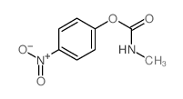 Carbamic acid,N-methyl-, 4-nitrophenyl ester结构式