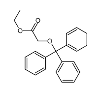 ethyl 2-trityloxyacetate Structure