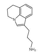 4H-Pyrrolo[3,2,1-ij]quinoline-1-propanamine,5,6-dihydro-(9CI) Structure