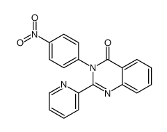 3-(4-nitrophenyl)-2-pyridin-2-ylquinazolin-4-one Structure