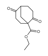 Ethyl-2.6-dioxobicyclo[3.3.1]nonan-1-carboxylat结构式
