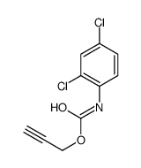 prop-2-ynyl N-(2,4-dichlorophenyl)carbamate结构式