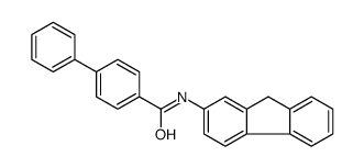 N-(9H-Fluoren-2-yl)-1,1'-biphenyl-4-carboxamide Structure