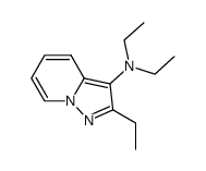 Pyrazolo[1,5-a]pyridin-3-amine, N,N,2-triethyl- (9CI) structure