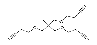 1,1,1-Tris(cyanoethoxymethyl)ethane结构式