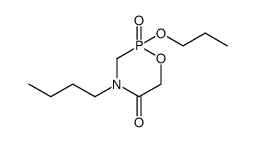 4-butyl-2-oxo-2-propoxy-2λ5-[1,4,2]oxazaphosphinan-5-one结构式