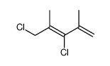 3,5-dichloro-2,4-dimethylpenta-1,3-diene结构式