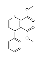 1-methyl-4-phenyl-1,4-dihydro-pyridine-2,3-dicarboxylic acid dimethyl ester结构式