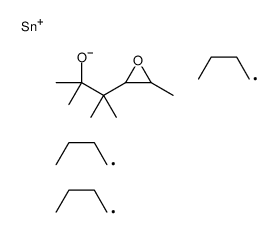 tributyl-[2,3-dimethyl-3-(3-methyloxiran-2-yl)butan-2-yl]oxystannane Structure