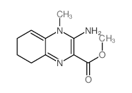 methyl 3-amino-4-methyl-7,8-dihydro-6H-quinoxaline-2-carboxylate结构式