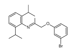 2-(3-bromophenoxy)-N-[2,6-di(propan-2-yl)phenyl]acetamide结构式
