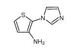3-Thiophenamine,2-(1H-imidazol-1-yl)-(9CI) structure