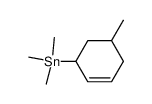 (5-methylcyclohexyl-2-enyl)stannane结构式