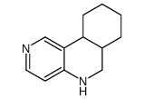 (6aR,10aR)-5,6,6a,7,8,9,10,10a-octahydrobenzo[c][1,6]naphthyridine结构式
