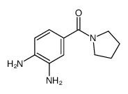 (3,4-diaminophenyl)-pyrrolidin-1-yl-methanone结构式