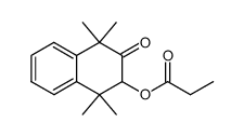 3-Propionyloxy-1,1,4,4-tetramethyl-2-tetralon Structure