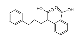 2-<2-Carboxy-phenyl>-3-methyl-5-phenyl-pentansaeure Structure