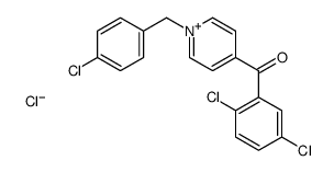 [1-[(4-chlorophenyl)methyl]pyridin-1-ium-4-yl]-(2,5-dichlorophenyl)methanone,chloride结构式