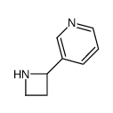 3-(azetidin-2-yl)pyridine结构式