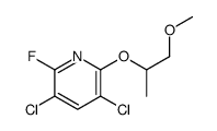 3,5-dichloro-2-fluoro-6-(1-methoxypropan-2-yloxy)pyridine Structure