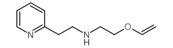 (2-PYRIDIN-2-YL-ETHYL)-(2-VINYLOXY-ETHYL)-AMINE结构式