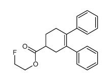 2-fluoroethyl 3,4-diphenylcyclohex-3-ene-1-carboxylate结构式