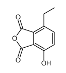 4-ethyl-7-hydroxy-2-benzofuran-1,3-dione Structure