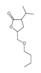 5-(butoxymethyl)-3-propan-2-yloxolan-2-one Structure